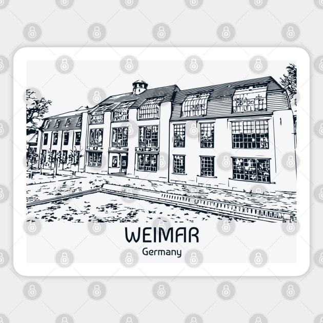 Weimar - Germany Magnet by Lakeric